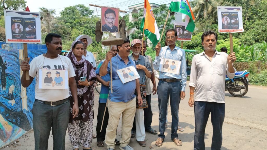 মধ্যপ্রদেশের বিজেপি নেতা বিজয় কুমার শাহ এর গ্রেফতারের দাবিতে থানা ঘেরাও কর্মসূচী কংগ্রেসের 1 May 17, 2025 May 17, 2025 IMG 20250517 WA0028